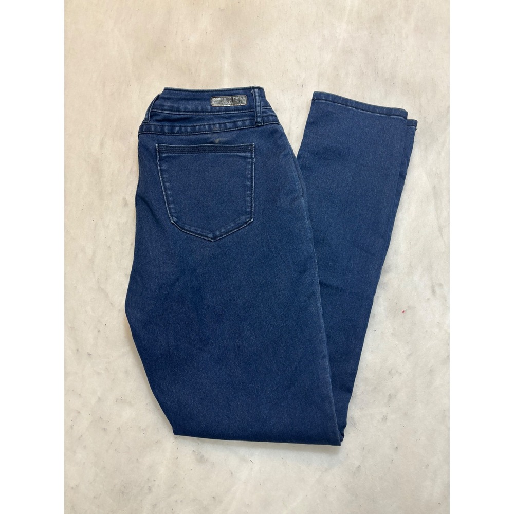 Rock 47 by Wrangler Womens Low Rise Skinny Jeans Dark Wash 32x33 WJS10MS Blue